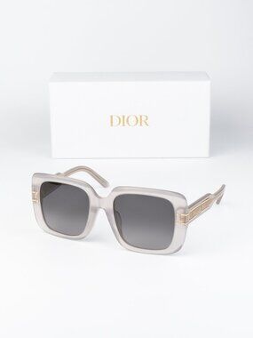 Dior Women Sunglasses Brown Gradient Oversized Square DIORSIGNATURE S11F 78A1